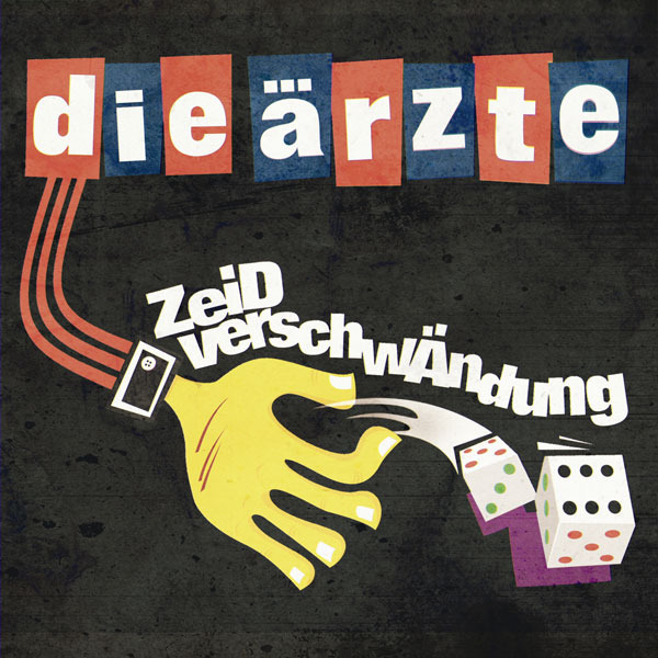 Album cover art for "zeiDverschwÄndung" by Die Ärzte