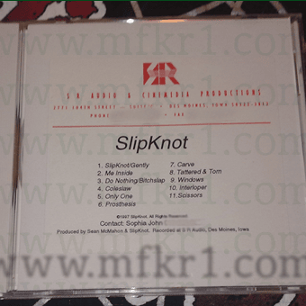 Album cover art for "Heartache and a Pair of Scissors (1997 Demo)" by Slipknot
