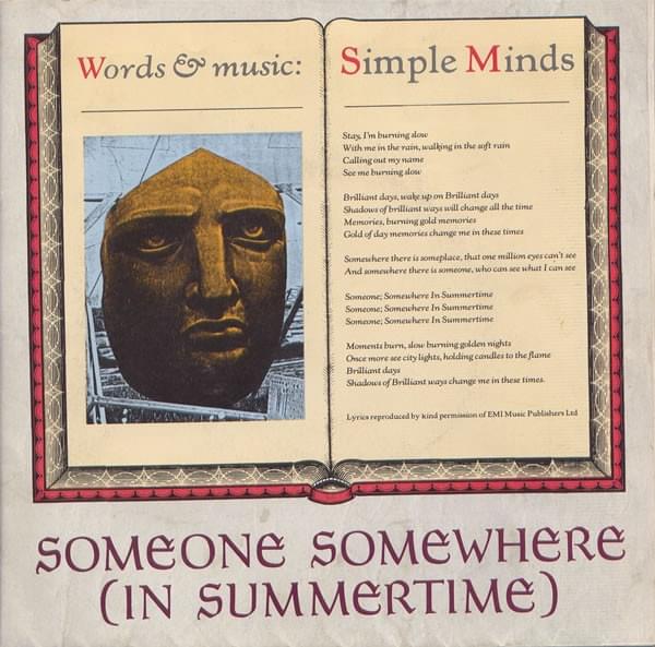 Someone Somewhere in Summertime by Simple Minds