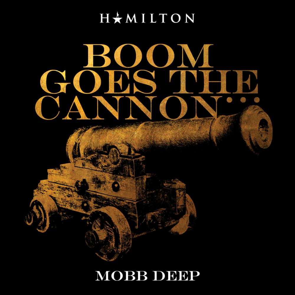 Album cover art for "Boom Goes the Cannon..." by Lin-Manuel Miranda