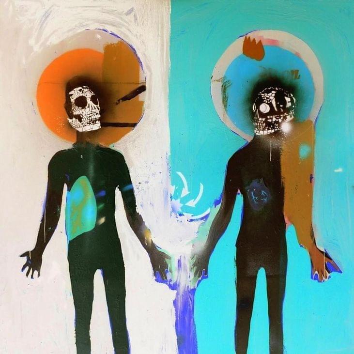 Album cover art for "Pray For Rain" by Massive Attack & Tunde Adebimpe
