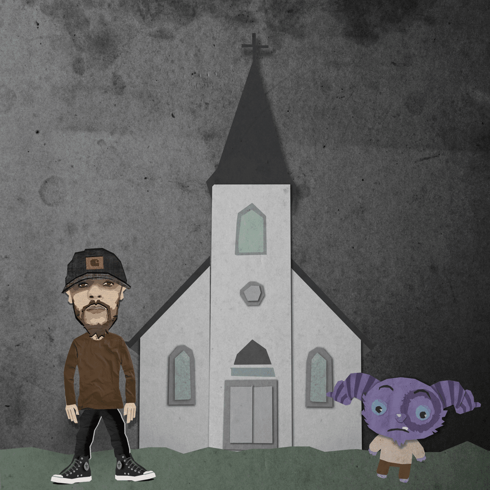 Album cover art for "Pastor Monty" by J. Monty