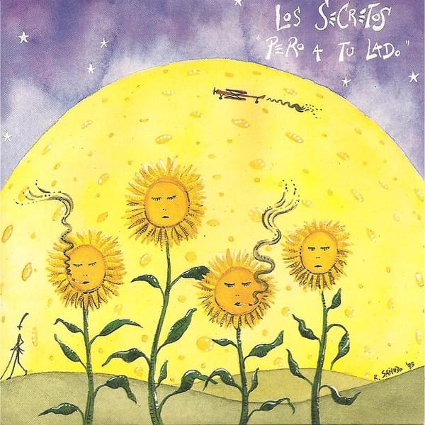 Album cover art for "Pero a tu lado" by Los Secretos