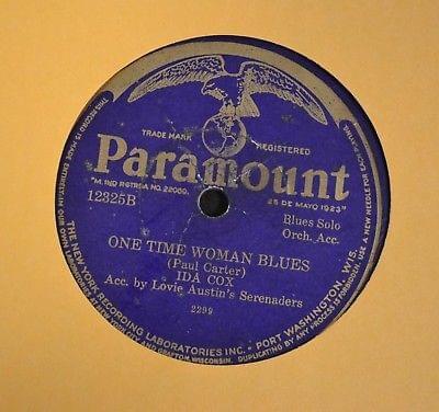 Album cover art for "One Time Woman Blues" by Ida Cox