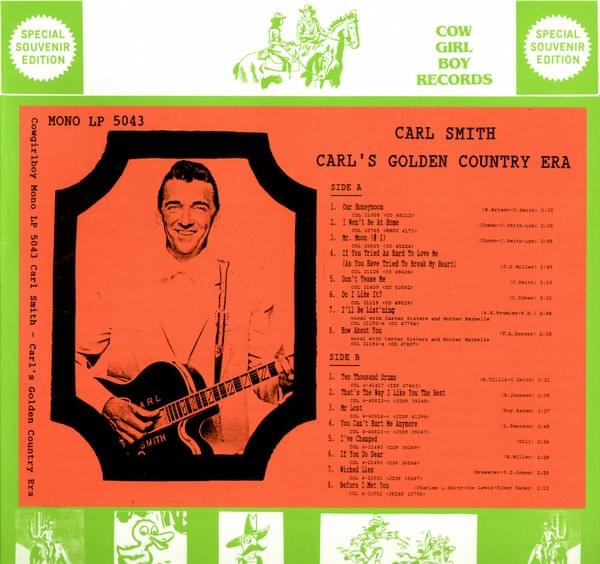 Cover image for Carl’s Golden Country Era
