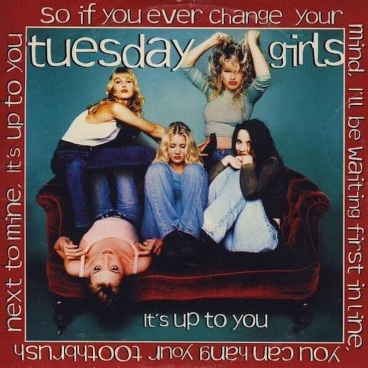 Album cover art for "It’s Up To You" by Tuesday Girls