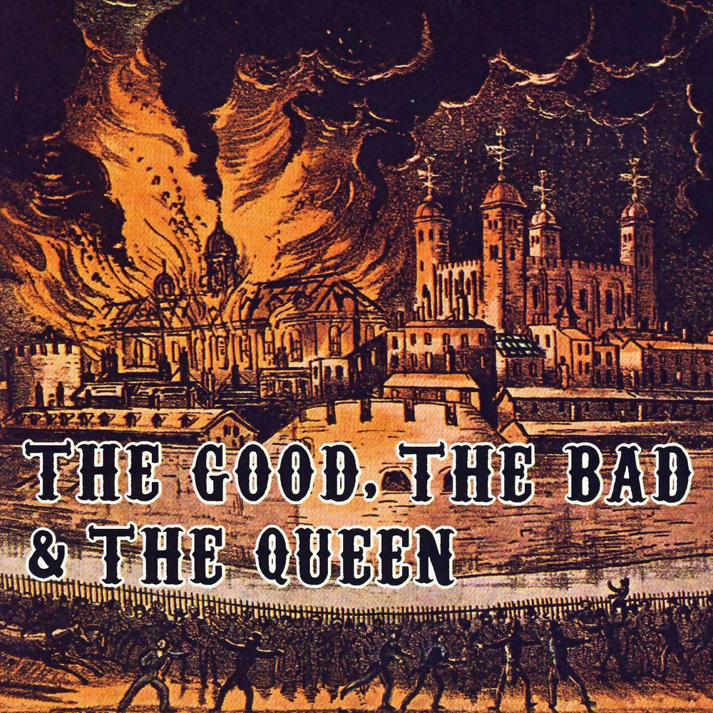 Album cover art for "Three Changes" by The Good, The Bad and The Queen