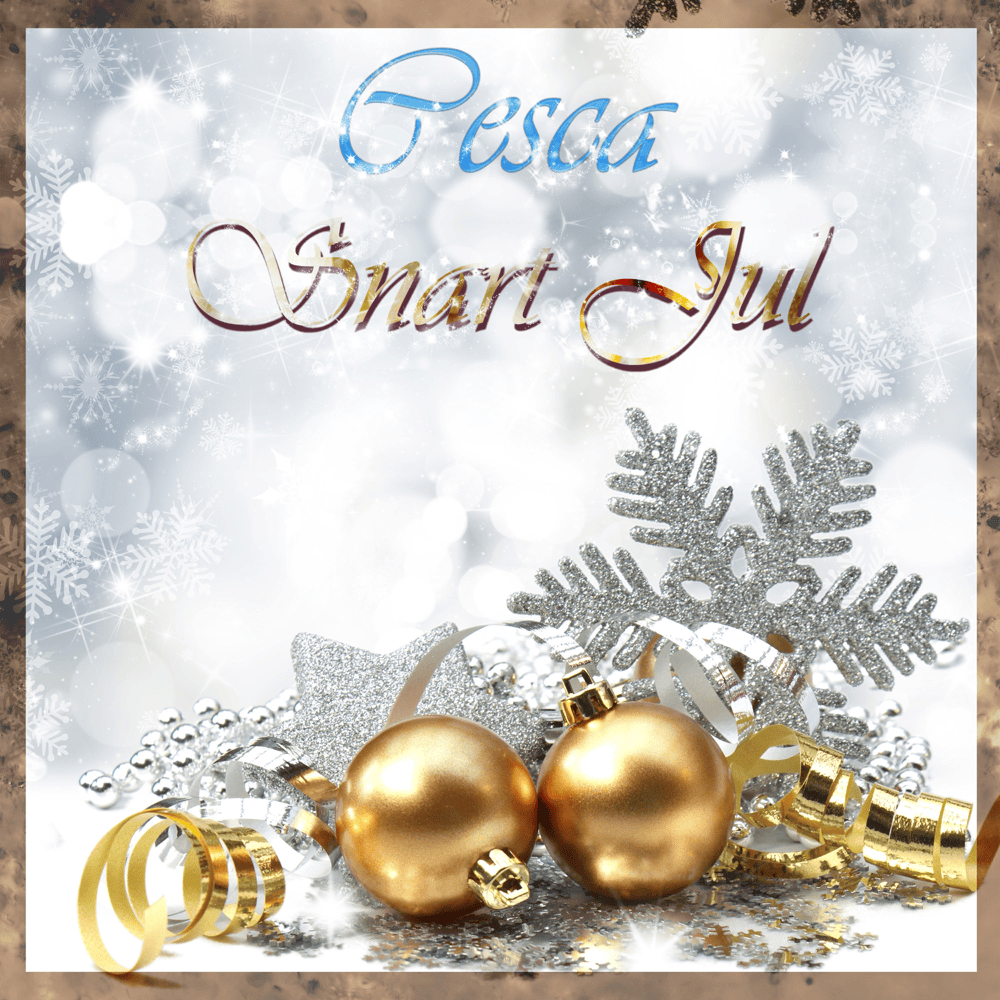 Album cover art for "Snart jul" by Francesca Strano Tvedt