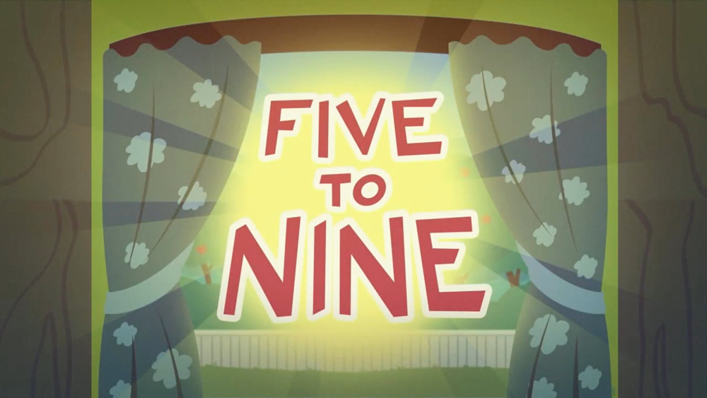 Album cover art for "Five to Nine" by Applejack & Ashleigh Ball