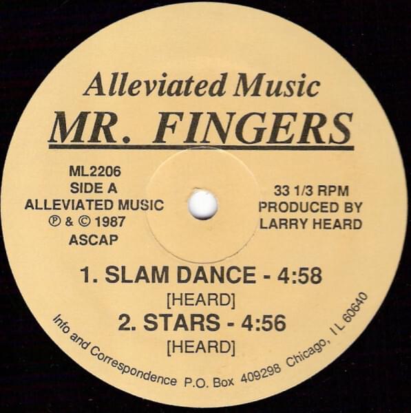 Album cover art for "Slam Dance" by Mr. Fingers