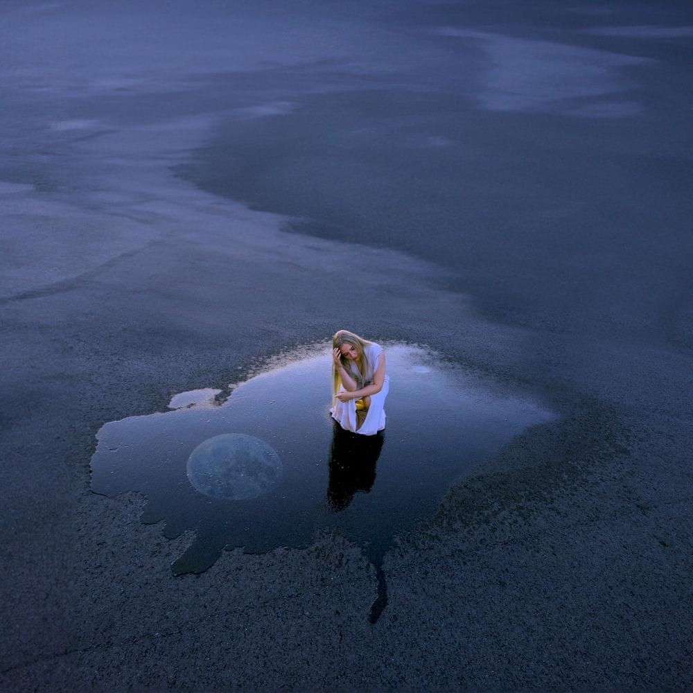 Album cover art for "Let The Thoughts Go By" by Cheriimoya
