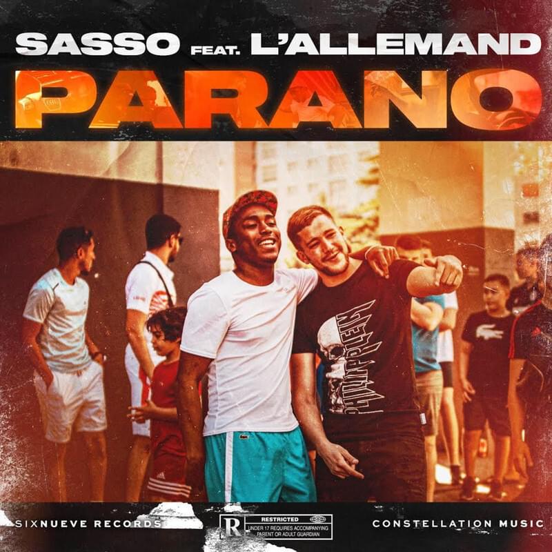 Album cover art for "Parano" by Sasso & L’Allemand