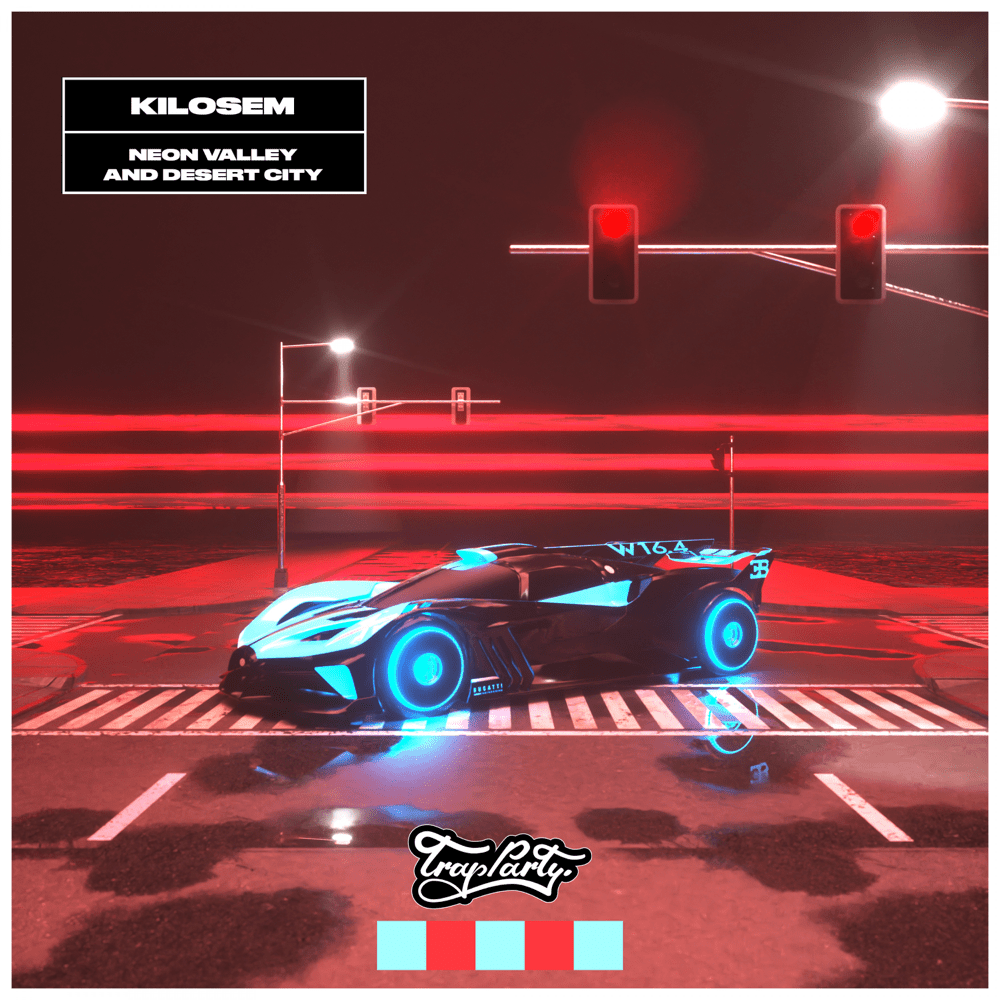 Album cover art for "Neon Valley and Desert City" by Kilosem