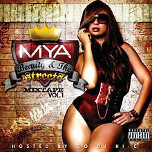 Album cover art for "Ponytail" by Mýa & Nicki Minaj
