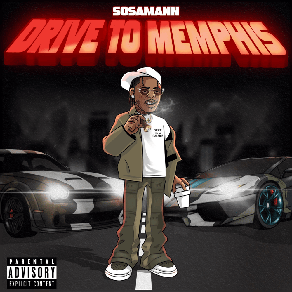 Album cover art for "Drive to Memphis" by Sosamann