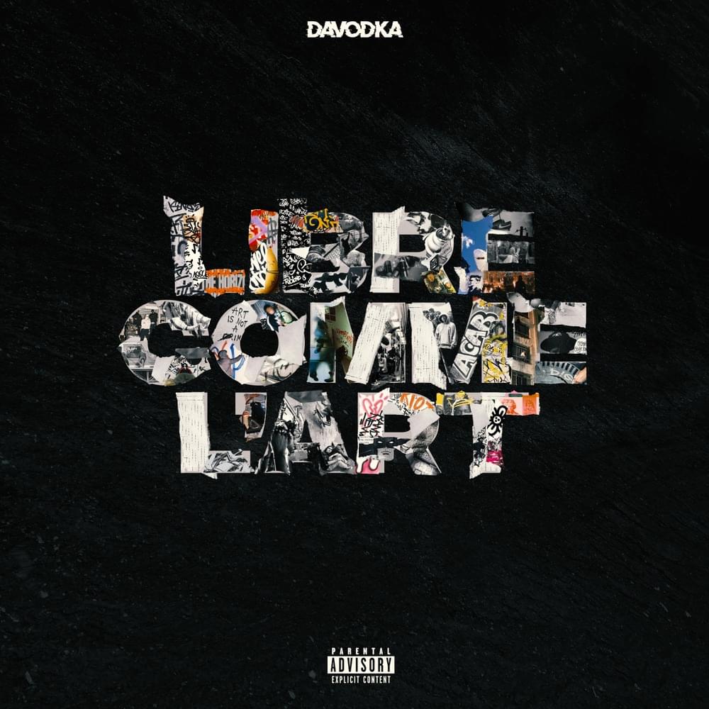 Album cover art for "Libre comme l’art" by Davodka