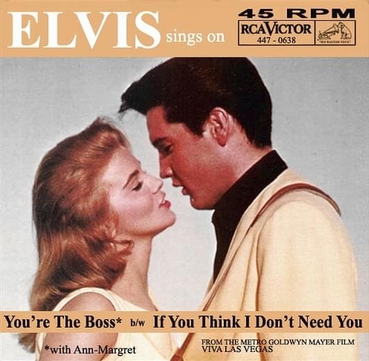 Album cover art for "You’re the Boss" by Elvis Presley & Ann-Margret
