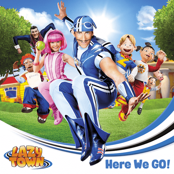 Album cover art for "Boogie Woogie Boo" by LazyTown
