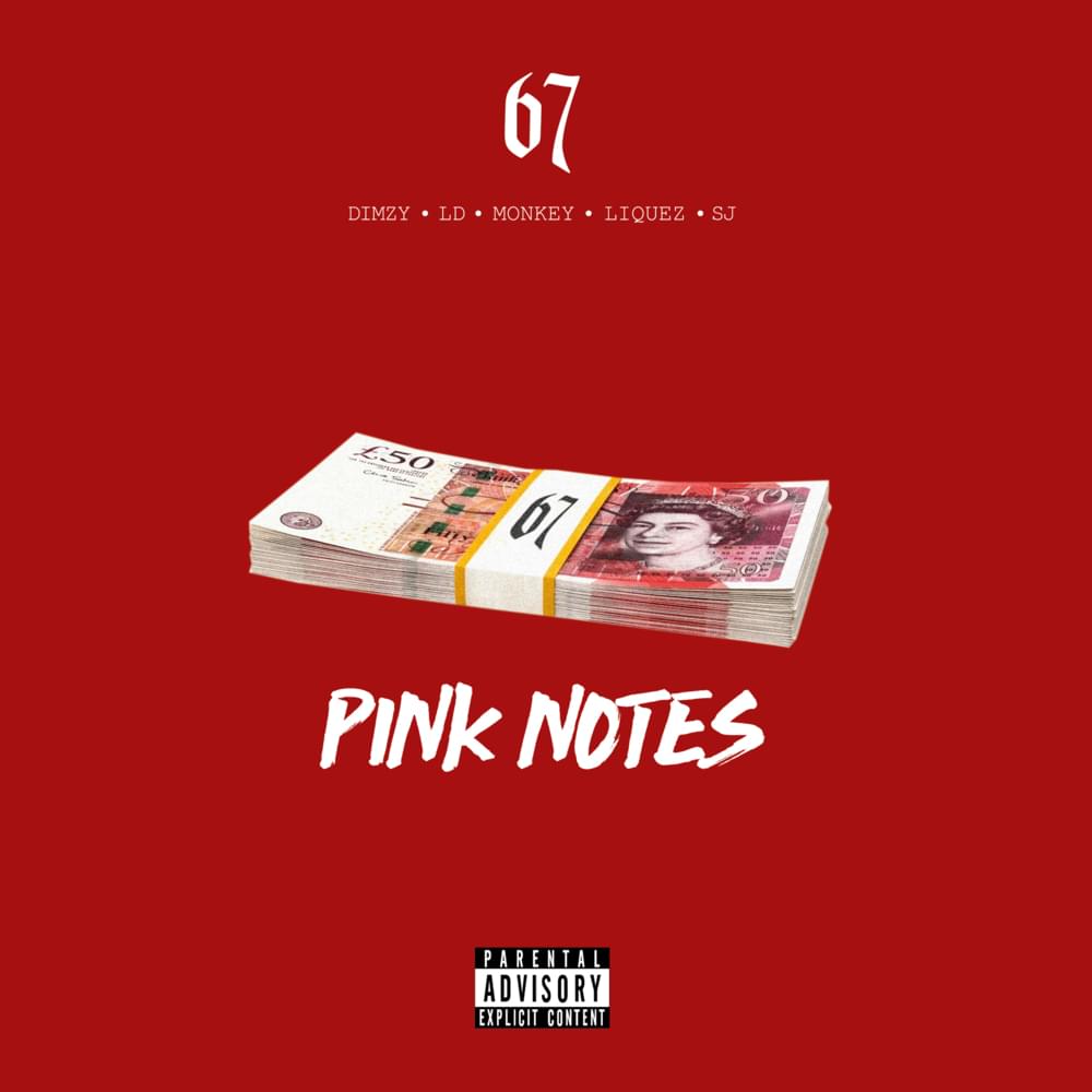 Album cover art for "Pink Notes" by 67 & Monkey (67) & LD & Liquez & 67 Sj & Dimzy