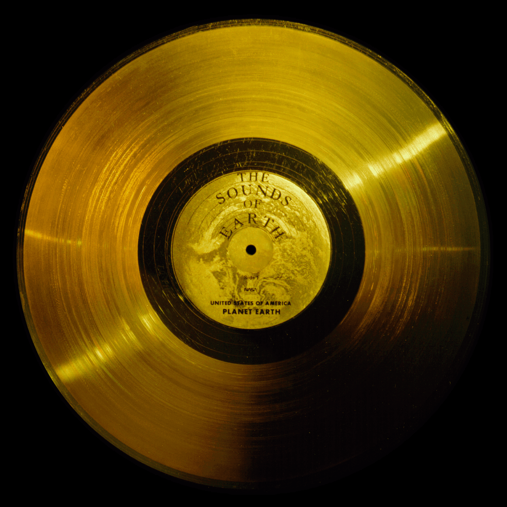 Album cover art for "Greetings in 55 Languages" by National Aeronautics and Space Administration