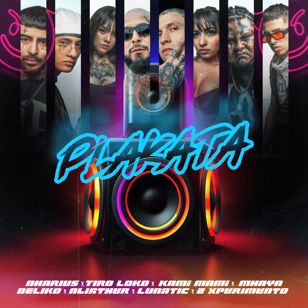 Album cover art for "PLAKATA" by Dharius