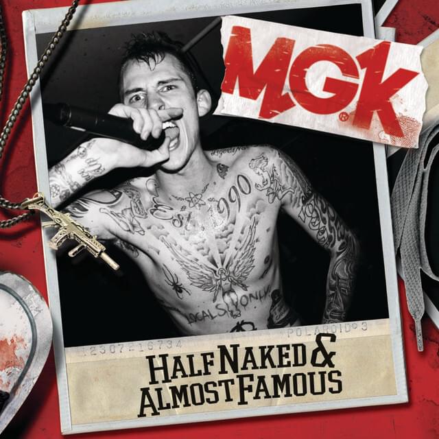 Album cover art for "Warning Shot" by mgk & Cassie