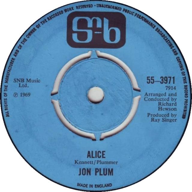 Album cover art for "Alice" by Jon Plum