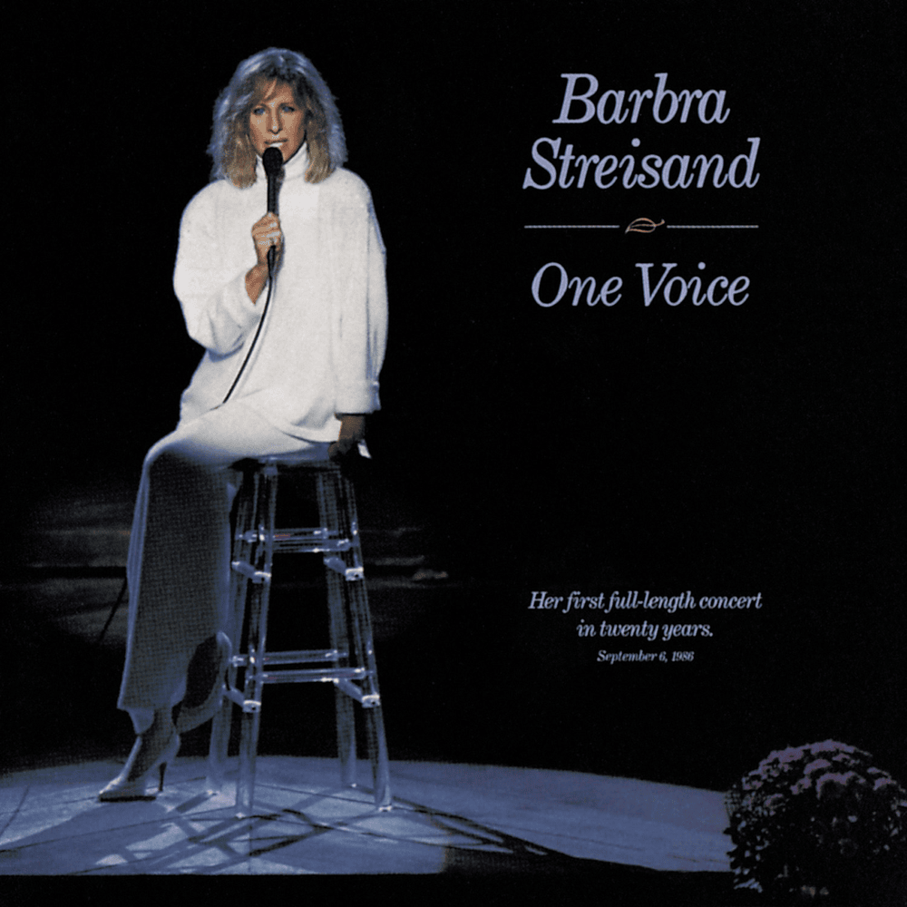 Album cover art for "Over the Rainbow" by Barbra Streisand