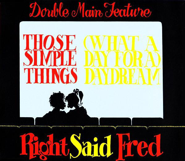 Album cover art for "Those Simple Things" by Right Said Fred & Lilly D.