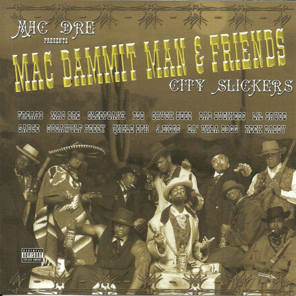Album cover art for "Ology" by Mac Dre & Reek Daddy & Dubee