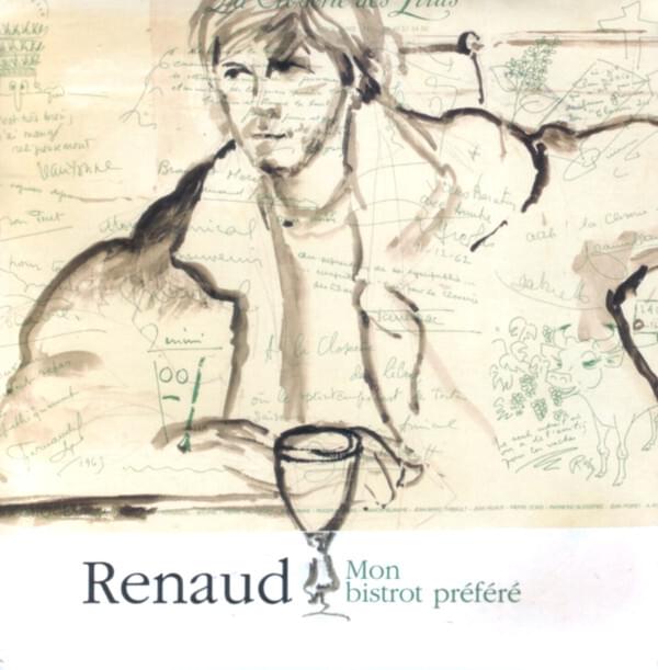 Album cover art for "Mon bistrot préféré" by Renaud