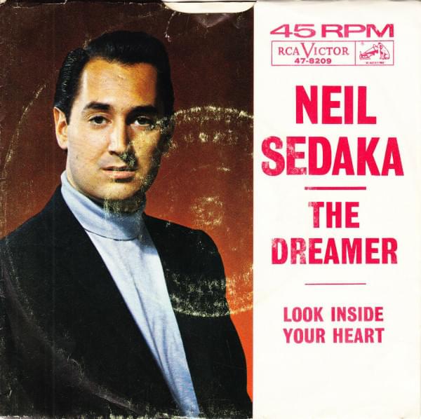 Album cover art for "The Dreamer" by Neil Sedaka