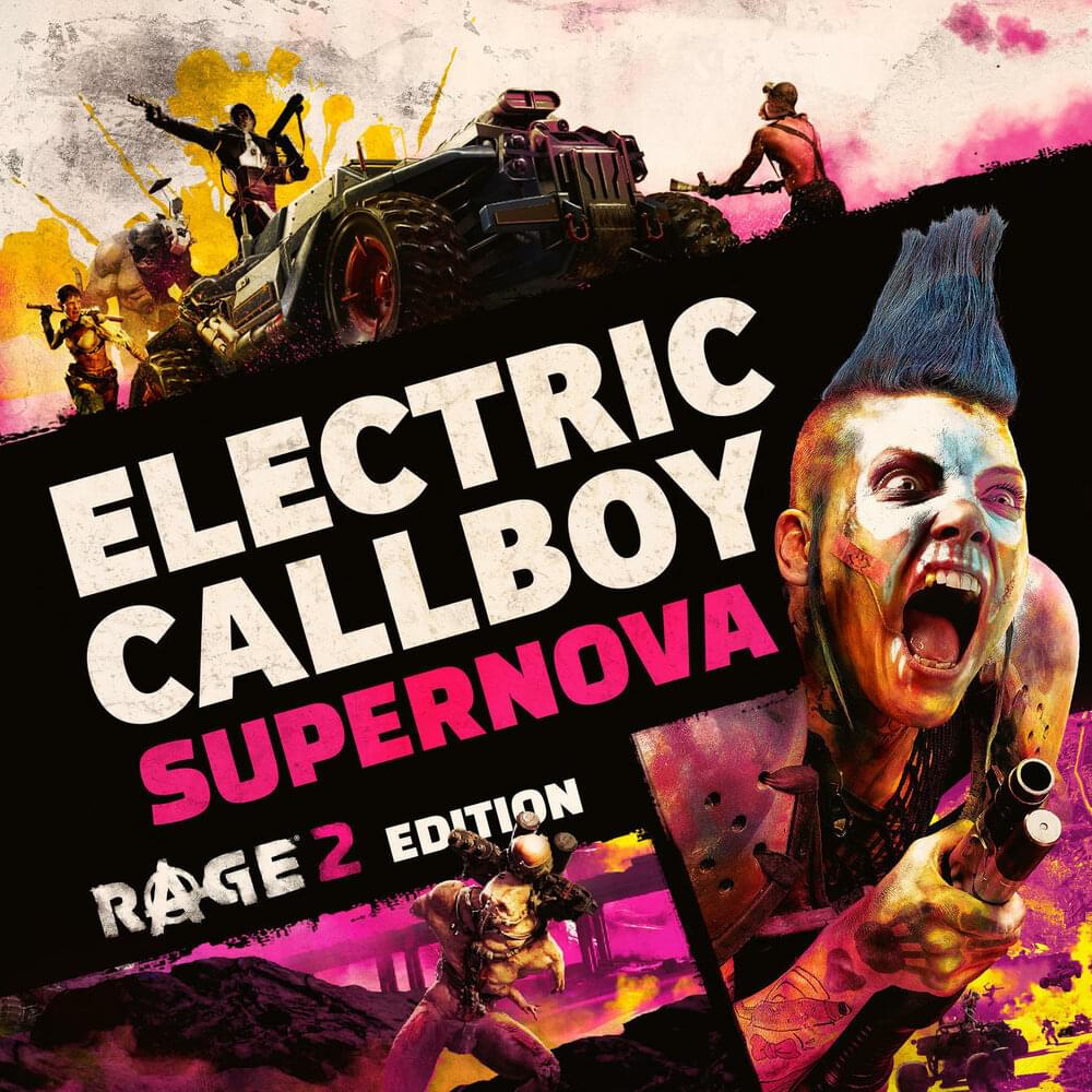 Album cover art for "Supernova" by Electric Callboy