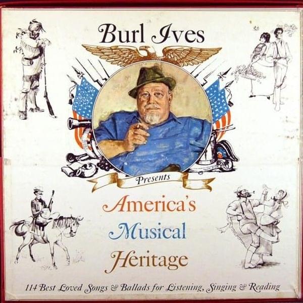 Album cover art for "Lavender Cowboy" by Burl Ives