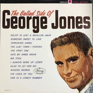 Album cover art for "Into My Arms Again" by George Jones