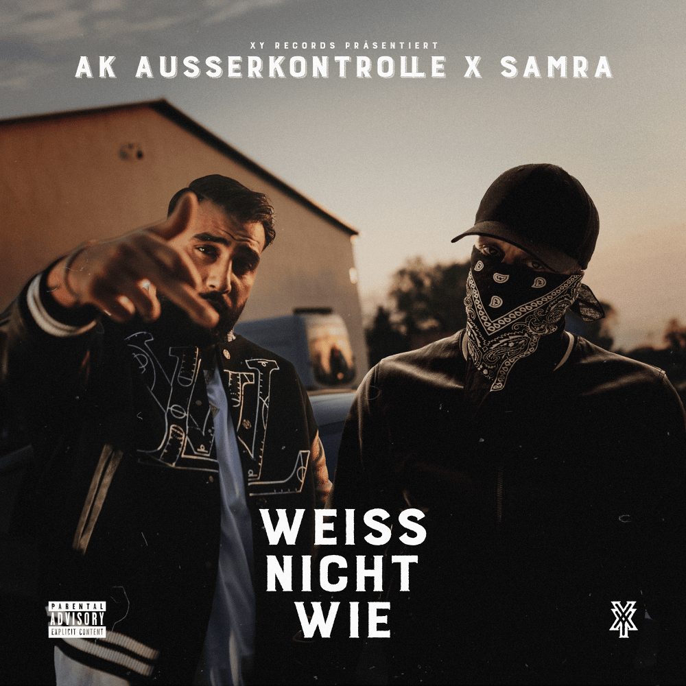 Album cover art for "WEISS NICHT WIE" by AK AUSSERKONTROLLE