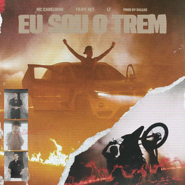 Album cover art for "Eu Sou O Trem" by MC Cabelinho