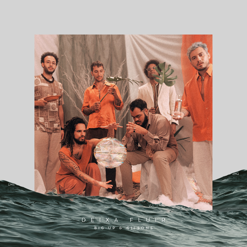 Album cover art for "deixa fluir" by Big Up (BRA)