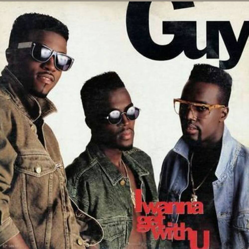 Album cover art for "Wanna Get With U" by Guy