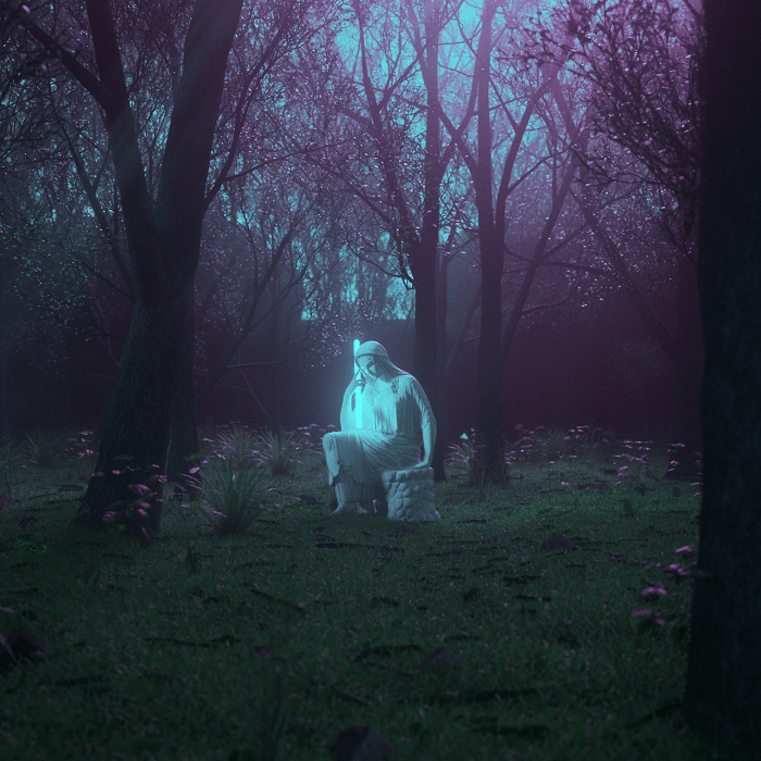 Album cover art for "Sanctuary" by KRGKGM