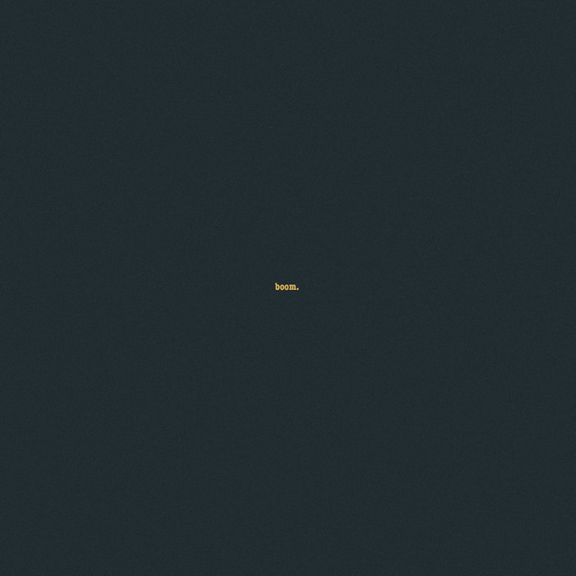 Album cover art for "Boom" by Luidji