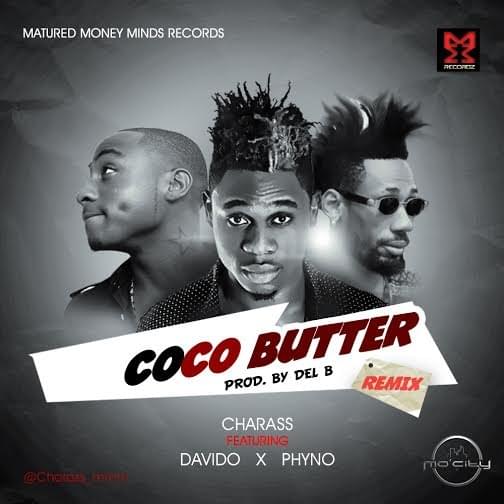 Album cover art for "Coco Butter (Remix)" by Charass & Davido & Phyno