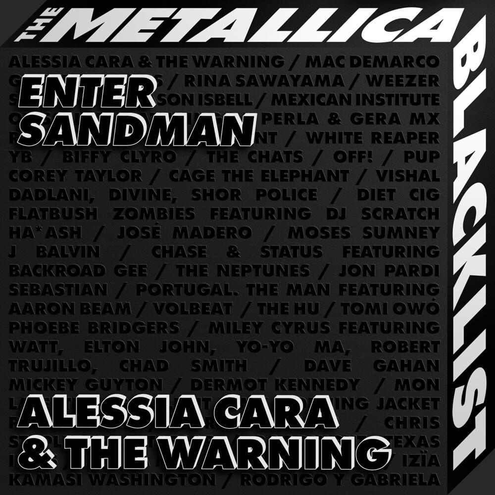 Album cover art for "Enter Sandman" by Alessia Cara