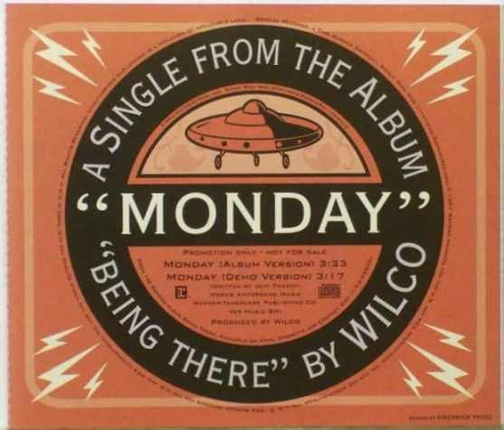 Album cover art for "Monday" by Wilco