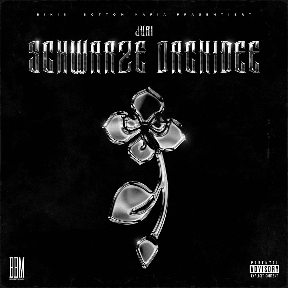 Album cover art for "Schwarze Orchidee" by JURI