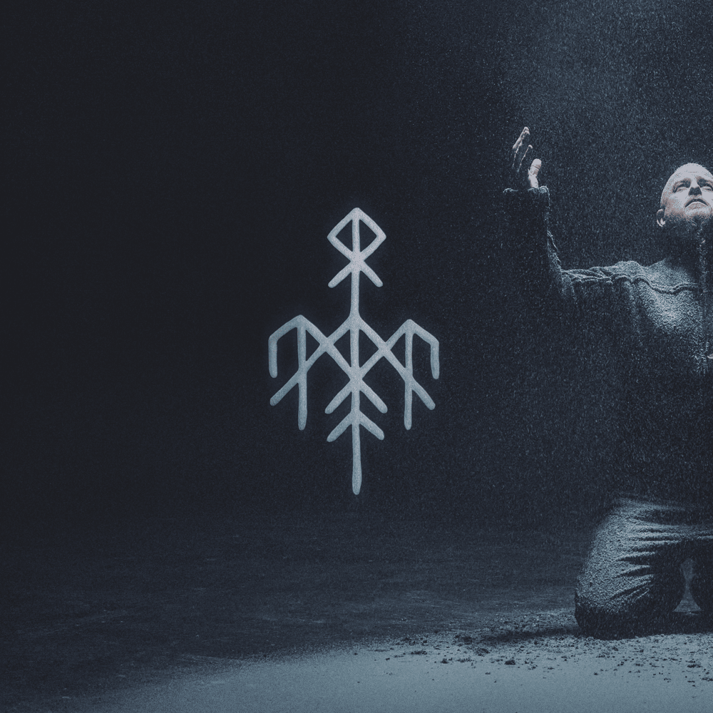 Album cover art for "Hertan" by Wardruna