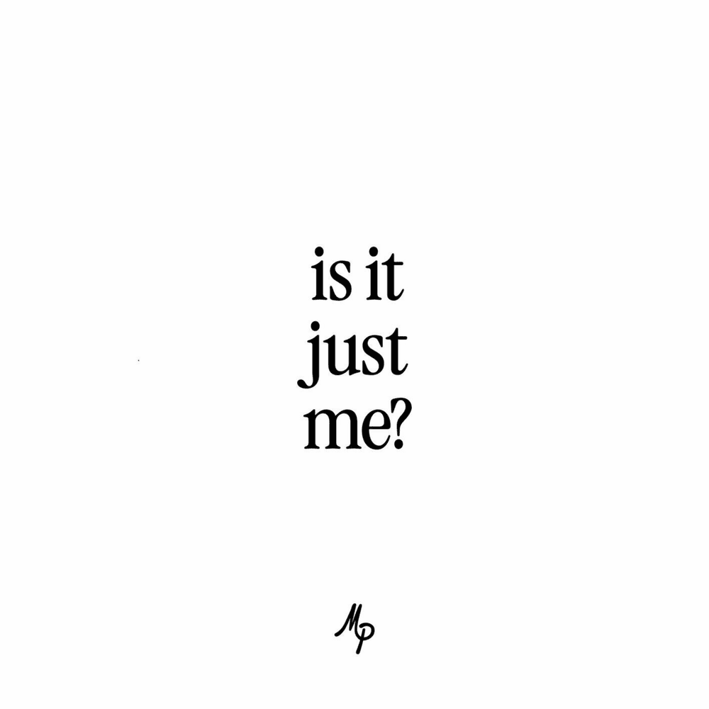 Album cover art for "Is It Just Me?" by Mike Posner
