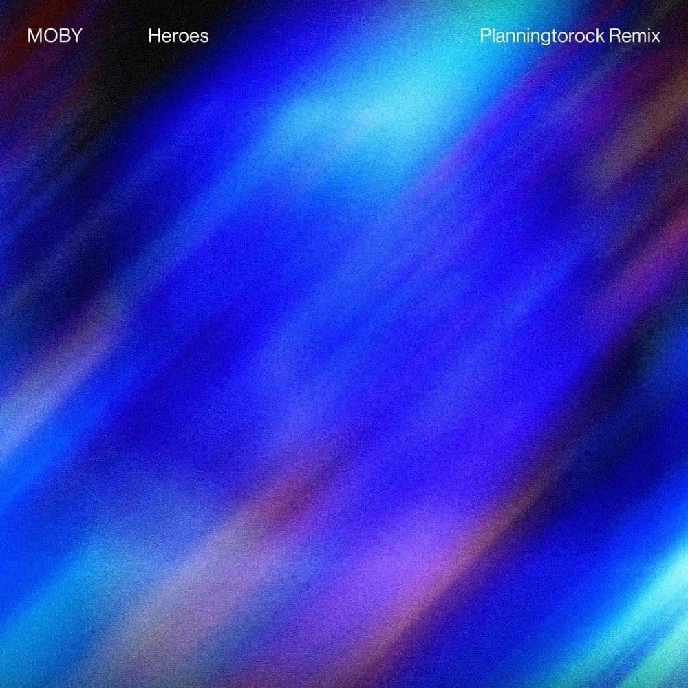 Album cover art for "Heroes (Planningtorock Remix)" by Moby & Mindy Jones