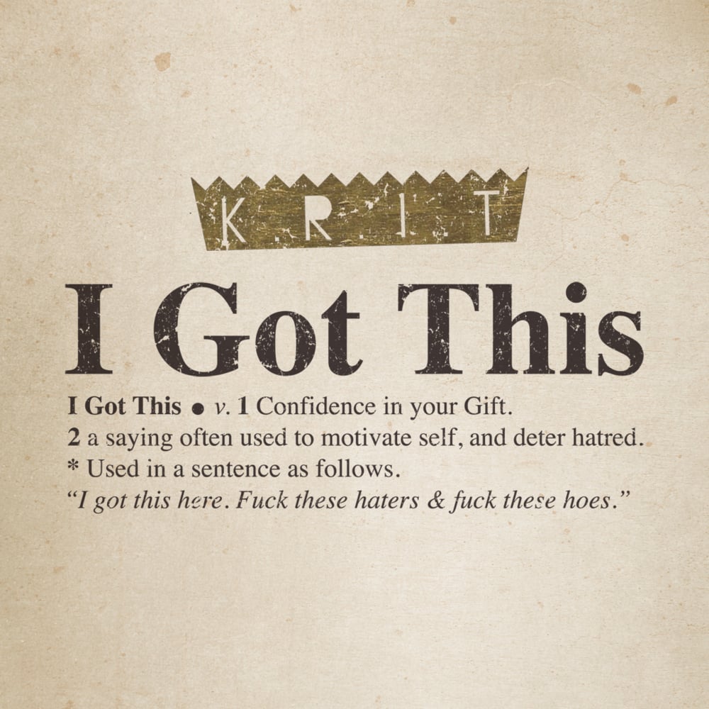 Album cover art for "I Got This" by Big K.R.I.T.
