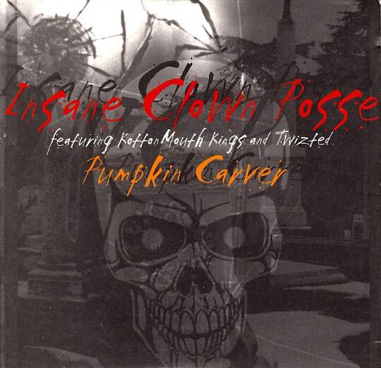 Album cover art for "Pumpkin Carver" by Insane Clown Posse & Kottonmouth Kings & Twiztid